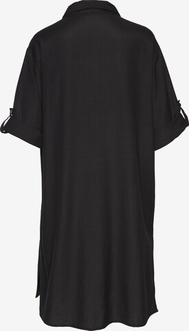 LASCANA Shirt Dress in Black