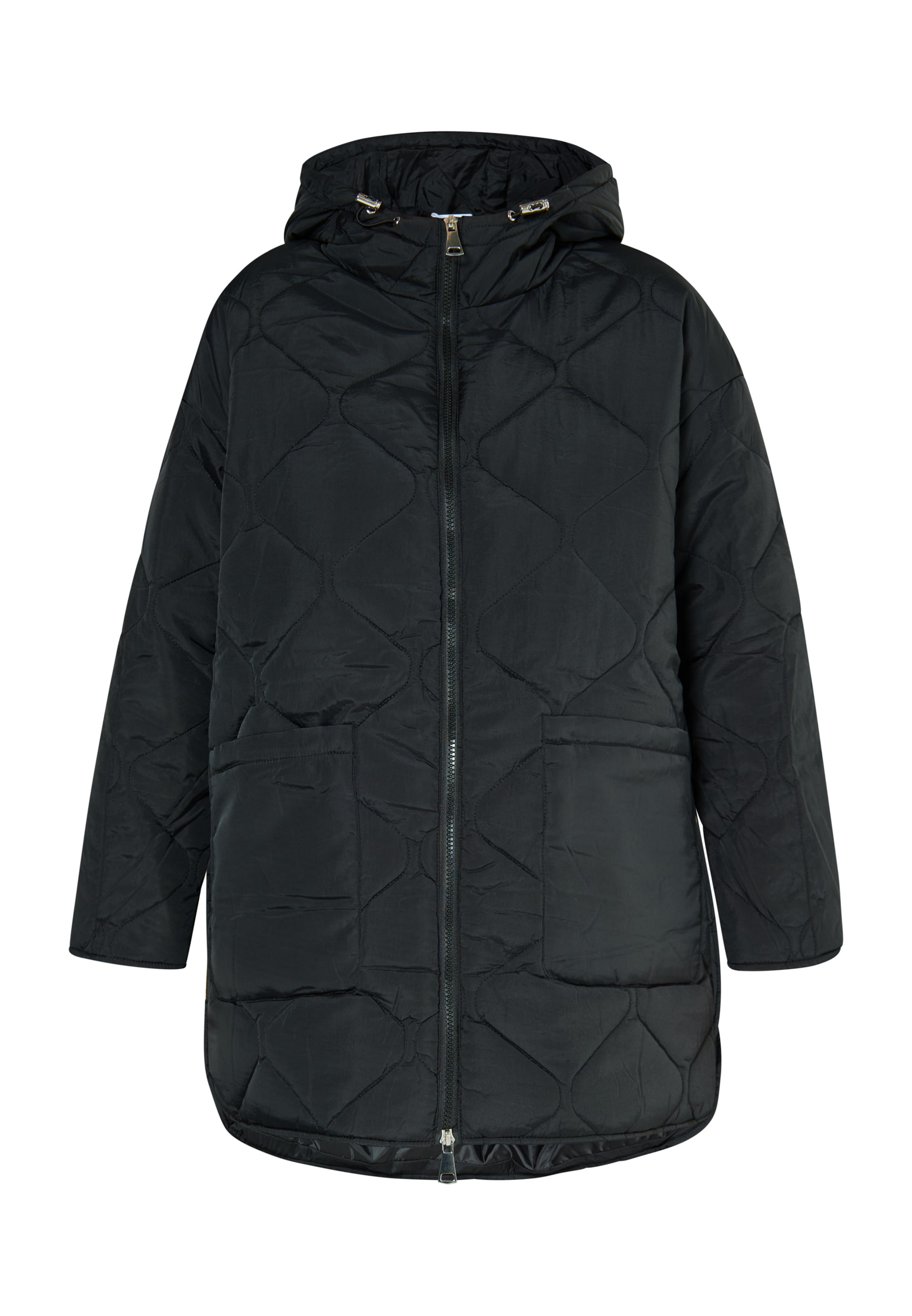 melns usha WHITE LABEL Starpsezonu jaka 'Pryam': no priekšpuses