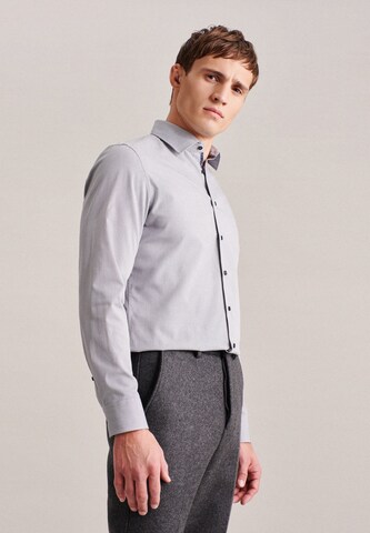 SEIDENSTICKER Regular fit Business Shirt in Grey