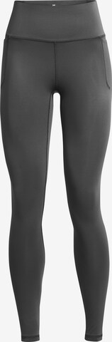 UNDER ARMOUR Skinny Sportbroek 'Meridian' in Grijs: voorkant