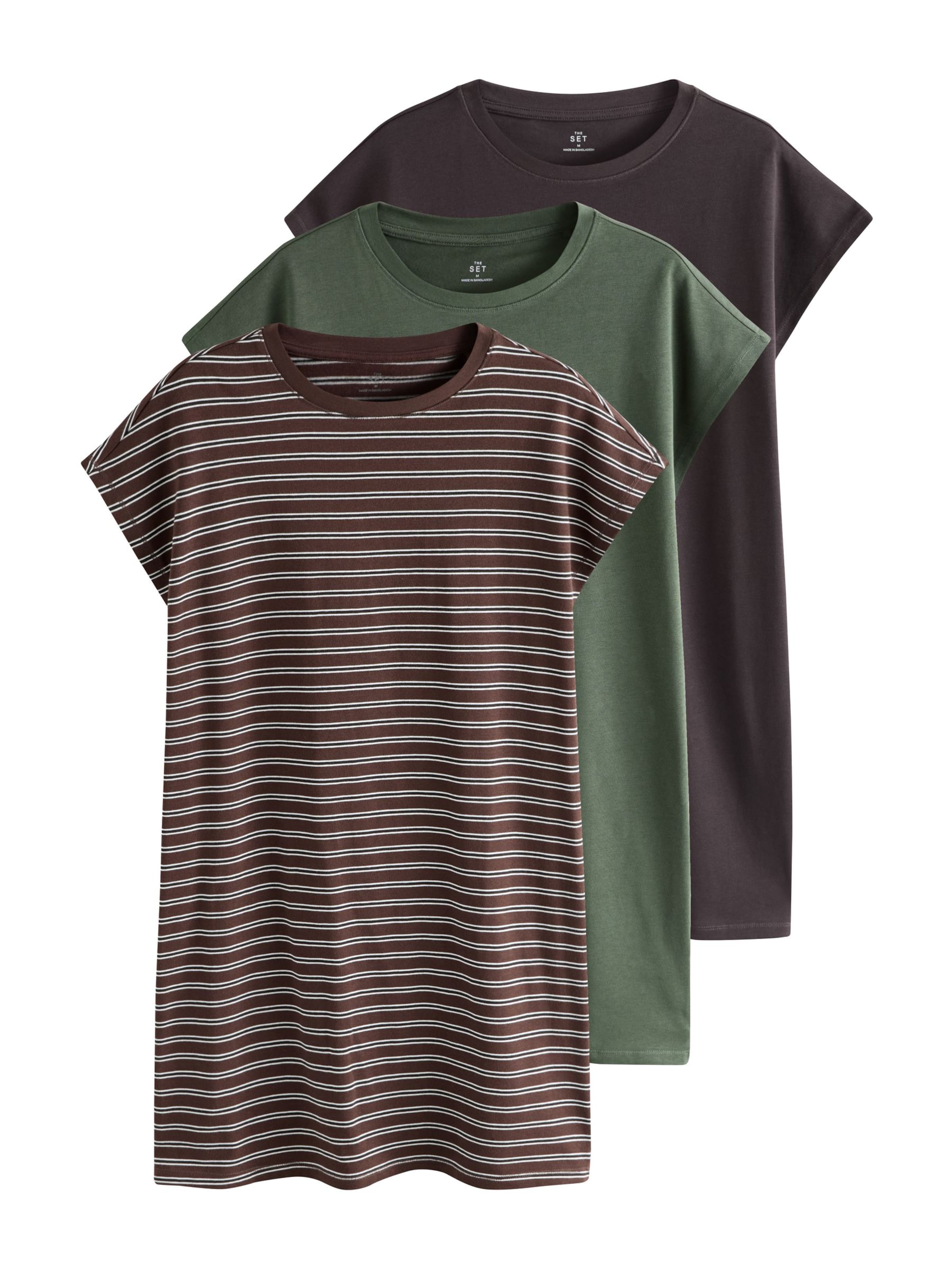 The Set - Vestido en marrón: frente