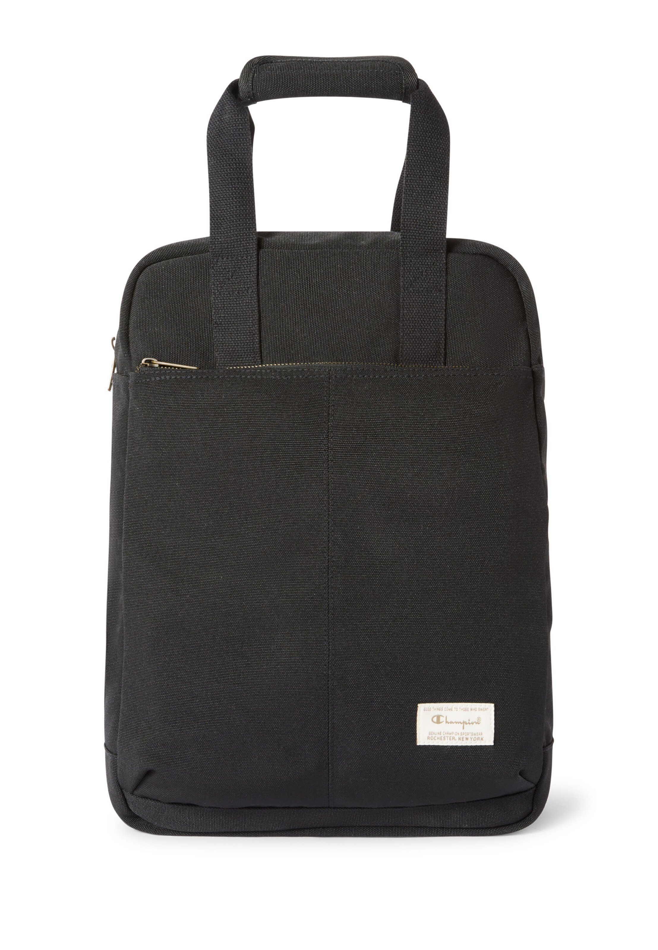 Champion Sports Backpack in Black: front