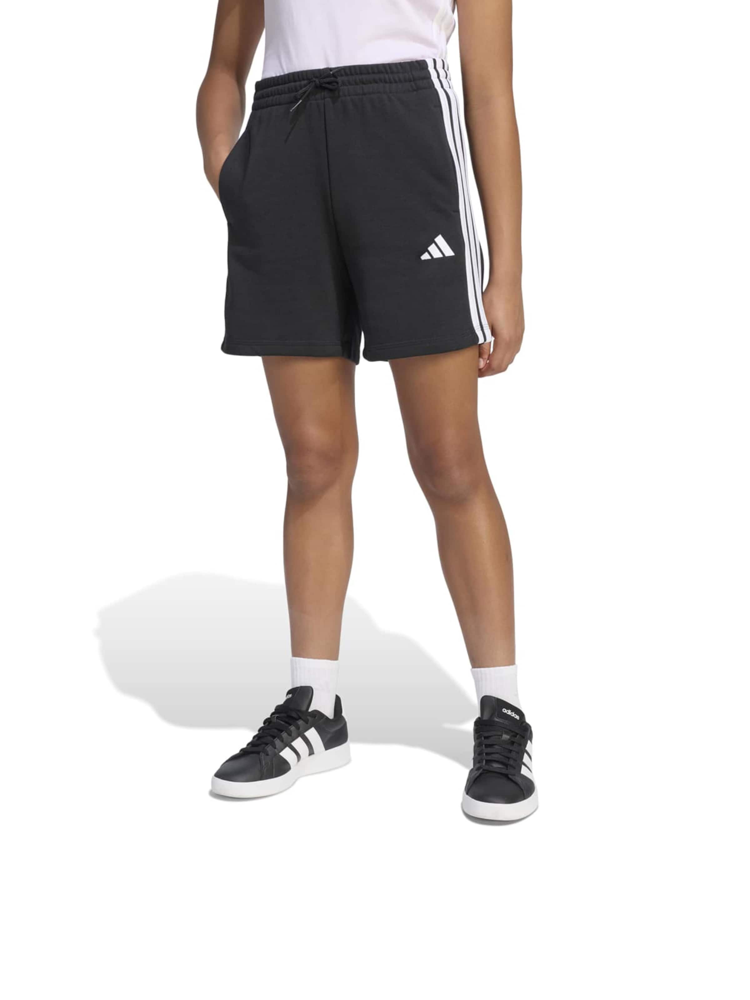 Regular Pantaloni sport de la ADIDAS SPORTSWEAR pe negru: față