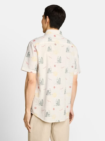 TOM TAILOR Regular fit Button Up Shirt in White