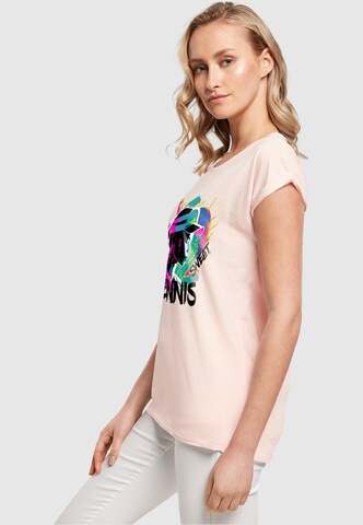Merchcode Shirts 'Tennis Love, Sweat' i pink