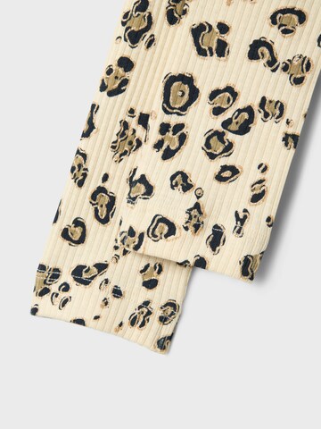 NAME IT - Skinny Leggings 'NBFSOLVEG' em bege
