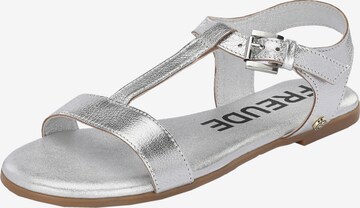 FREUDE Sandalen met riem 'Alea' in Zilver: voorkant