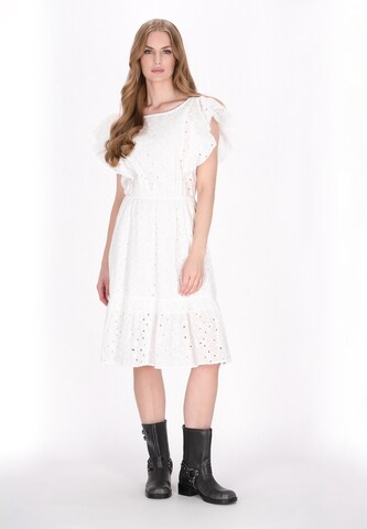 DreiMaster Vintage Сарафан 'Classic Look' в Белый