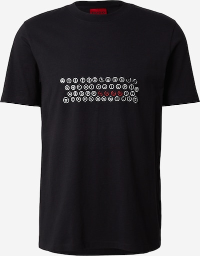 HUGO Paita 'Deyss' värissä punainen / musta / valkoinen, Tuotenäkymä