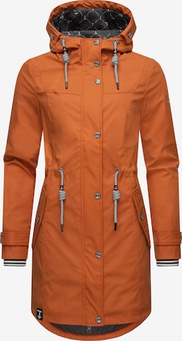 Peak Time Raincoat in Orange