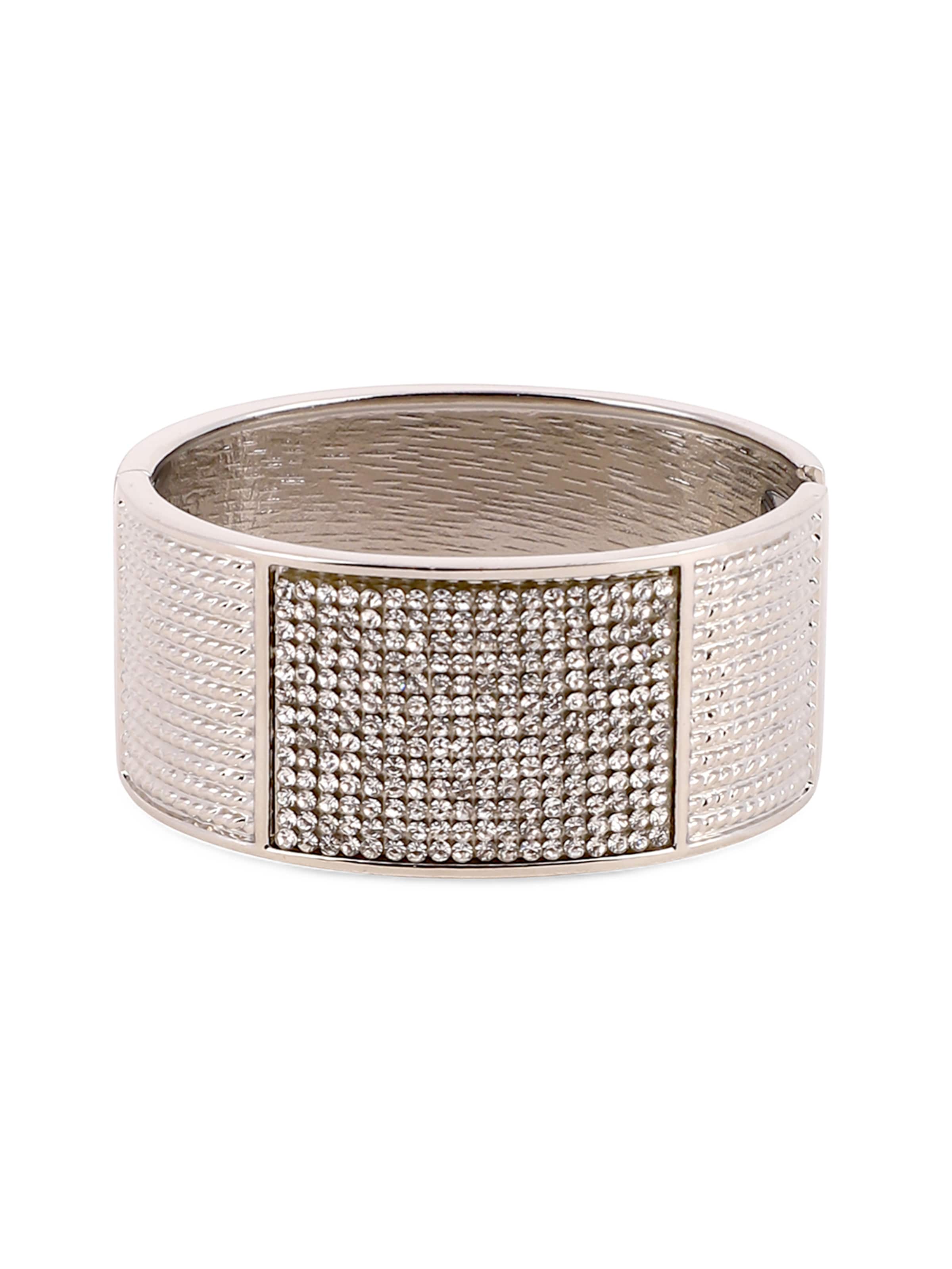 SOHI Zapestnica 'Aarvi' | srebrna barva, Prikaz izdelka