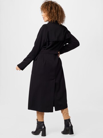 SAMOON Between-Seasons Coat in Black