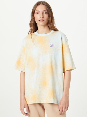 ADIDAS ORIGINALS T-Shirt 'Allover Print' in Blau: predná strana