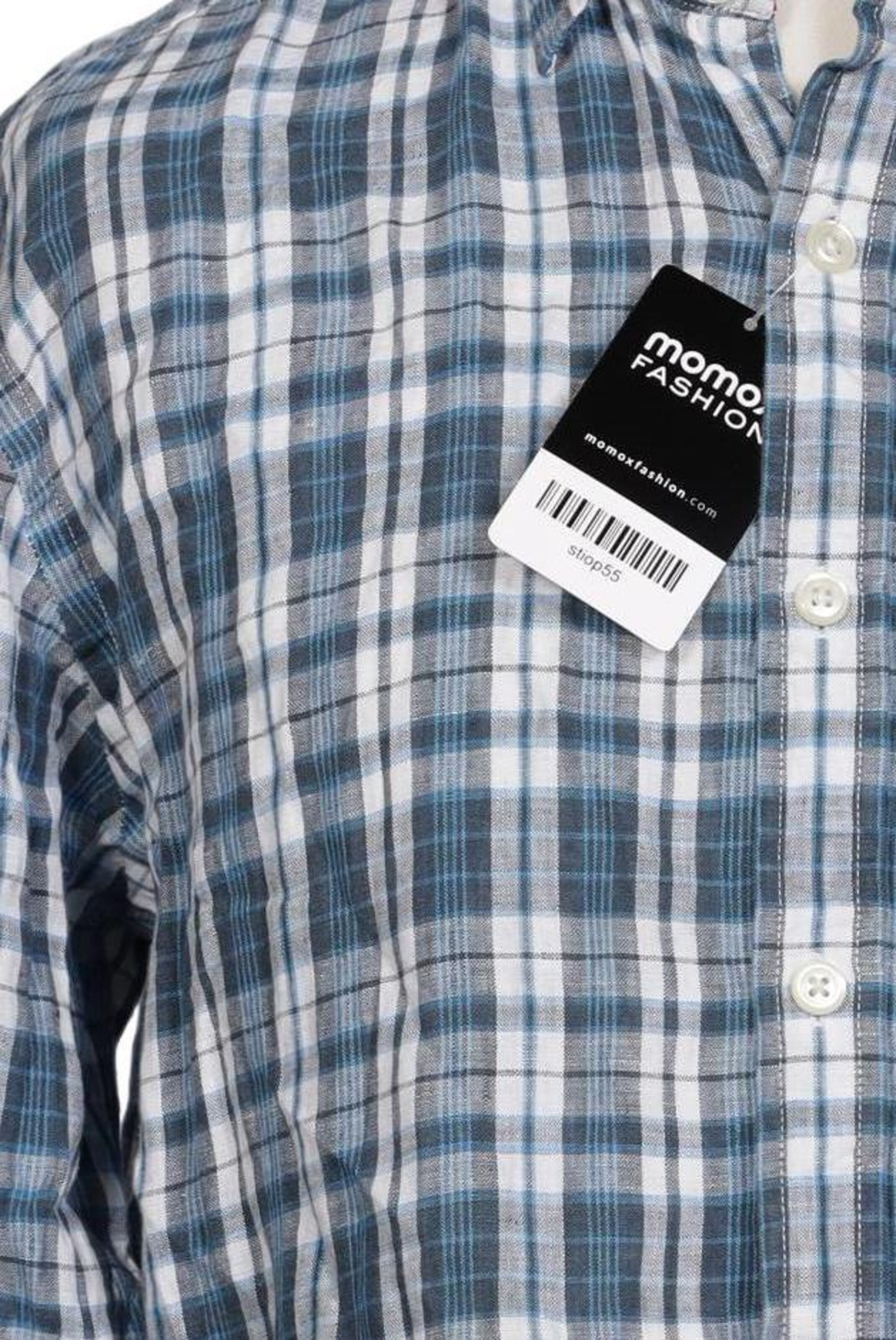 TOMMY HILFIGER Button Up Shirt in L in Blue