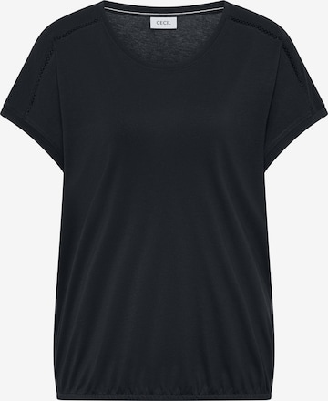 CECIL T-Shirt in Schwarz: Vorderseite