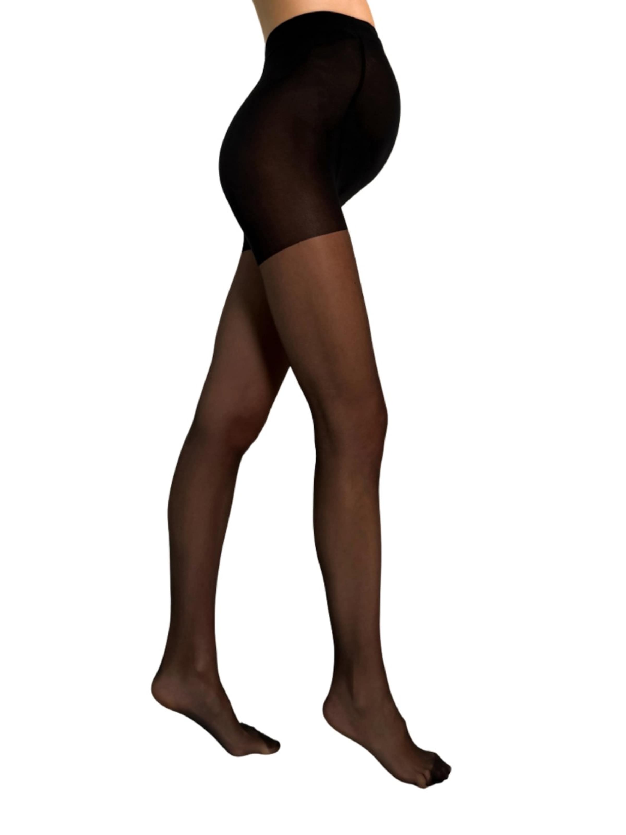 Sokisahtel Strømpebukser ''MAMMA DONNA 50 DEN black maternity tights'' i sort: forside