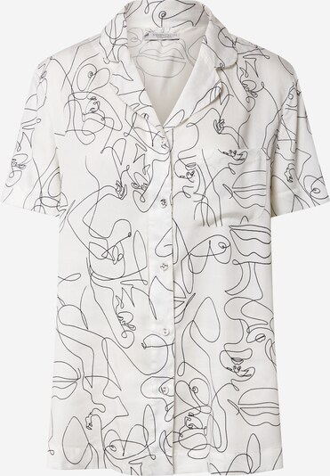 Underprotection Chemise de nuit 'Fie' en noir / blanc, Vue avec produit
