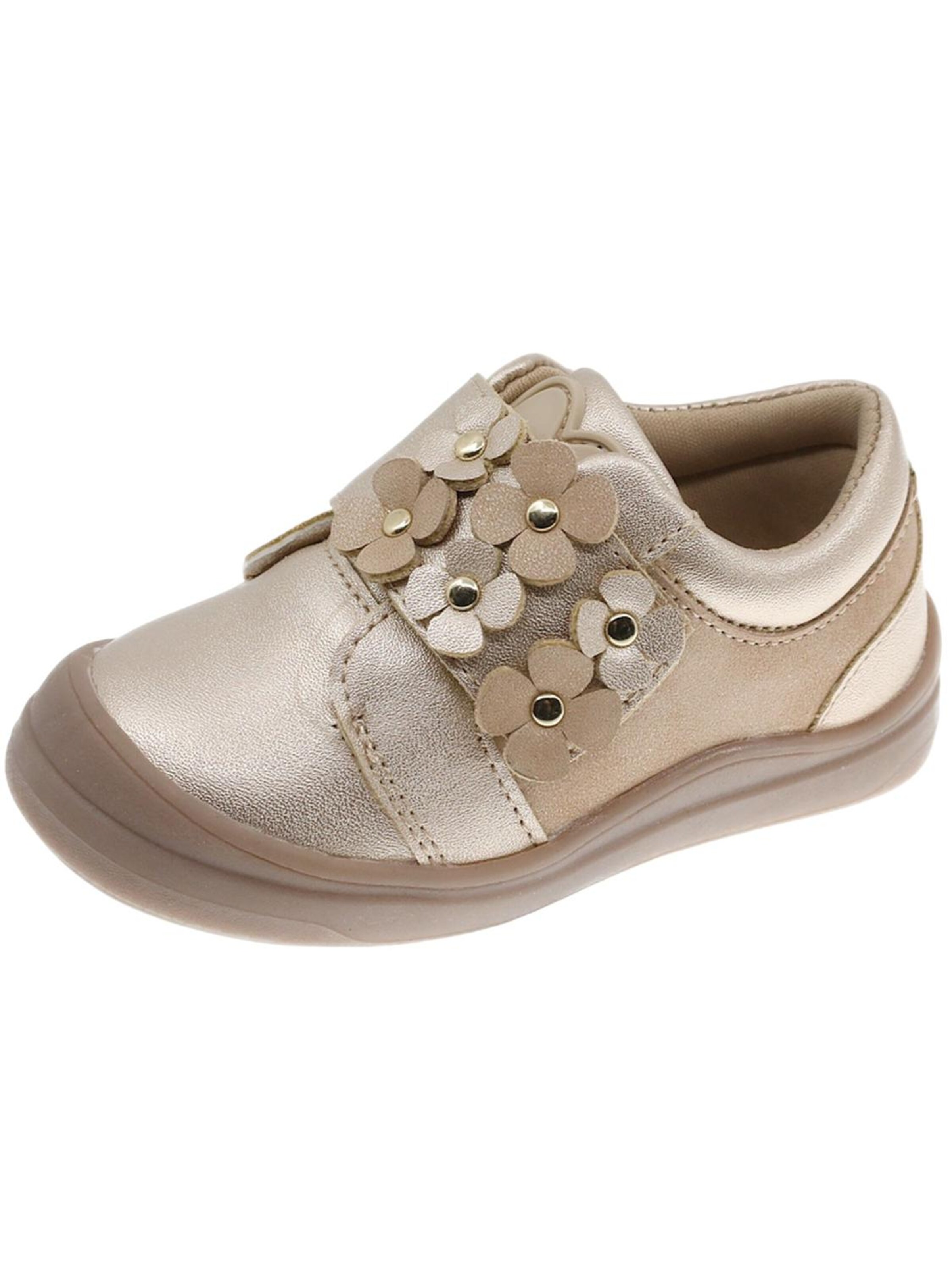 Beppi - Zapatos primeros pasos en oro: frente