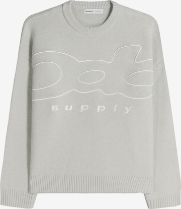 Bershka Sweter w kolorze szary: przód