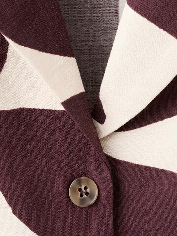 MANGO Blúz 'PLUMAS' - bézs