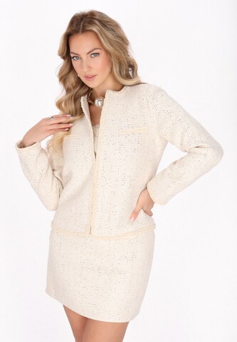faina Between-season jacket 'Fashion Look' in Beige: front
