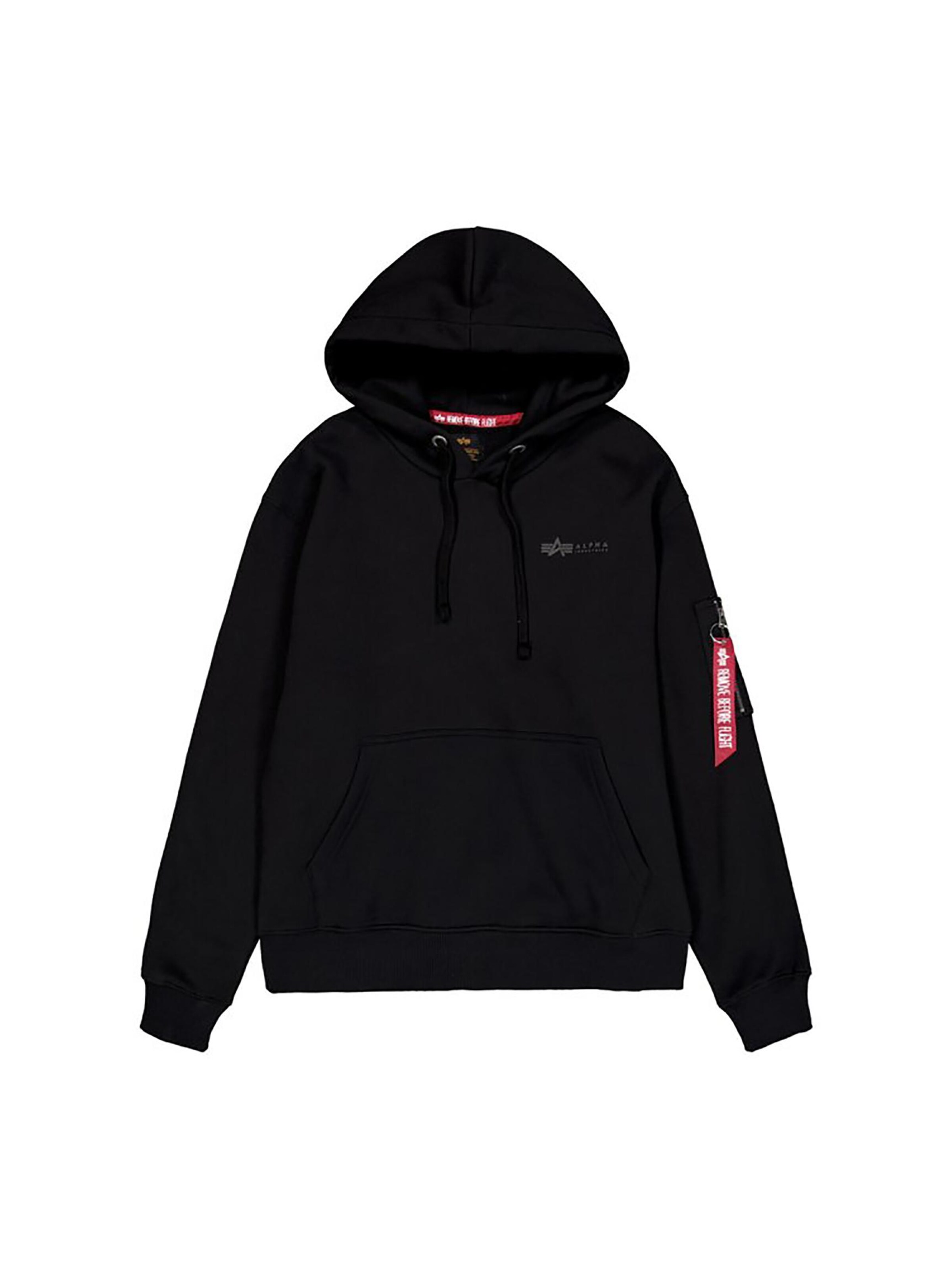 ALPHA INDUSTRIES Sweatshirt 'Air Force' in Black: front