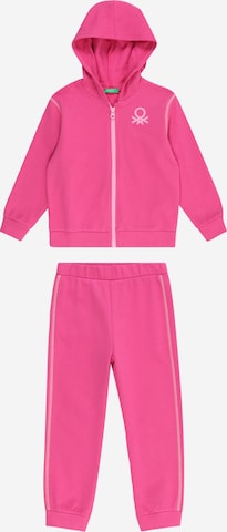 UNITED COLORS OF BENETTON - Ropa para correr en rosa: frente