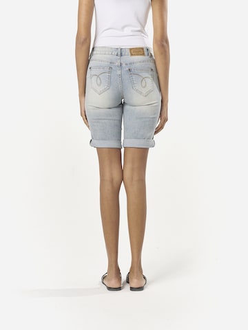 KOROSHI Regularen Kavbojke | modra barva