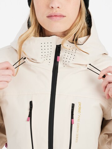 PROTEST Athletic Jacket 'PRTBEVERLY' in White