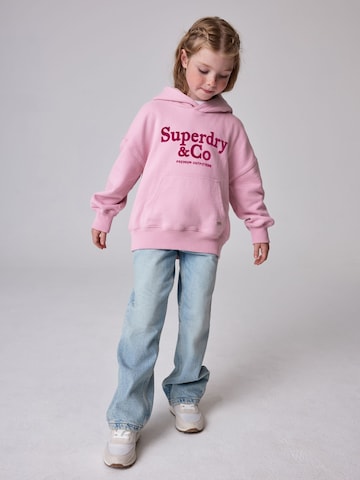 Superdry & Co Sweatshirt 'Essentials' in Pink
