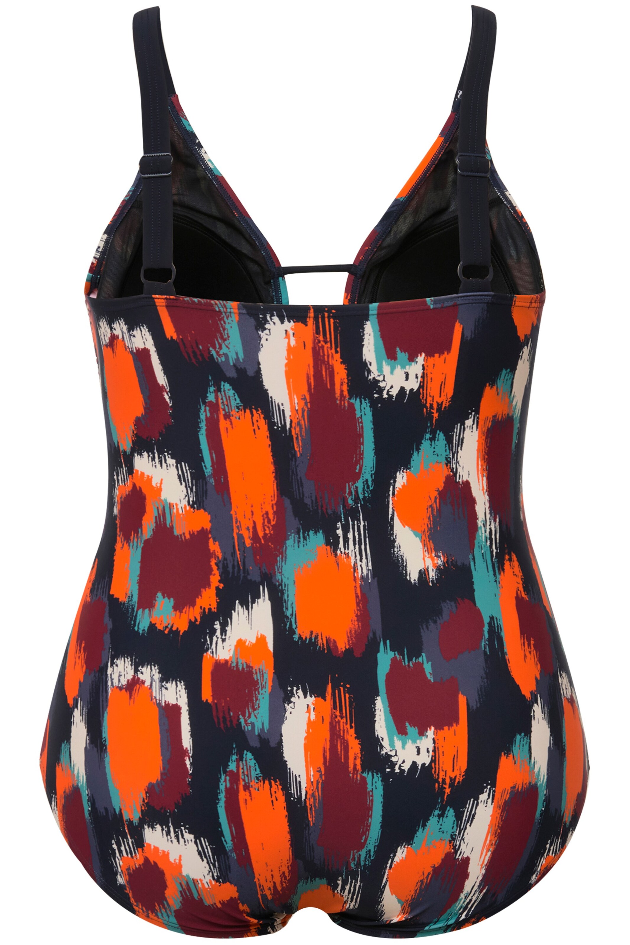 Ulla Popken Bralette Swimsuit in Mixed colours