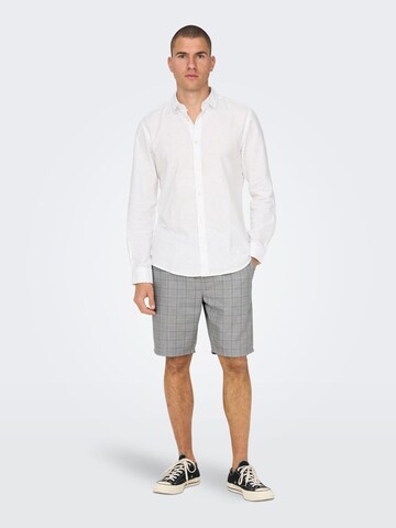 Regular Pantalon Only & Sons en gris