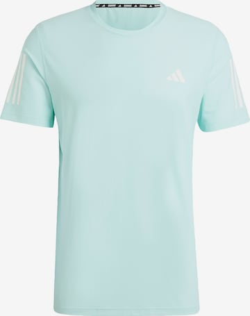 ADIDAS PERFORMANCE Functioneel shirt 'Own The Run' in Blauw: voorkant