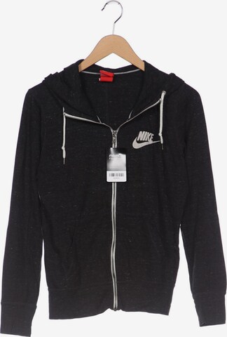 NIKE Sweatshirt & Zip-Up Hoodie in M in Grey: front