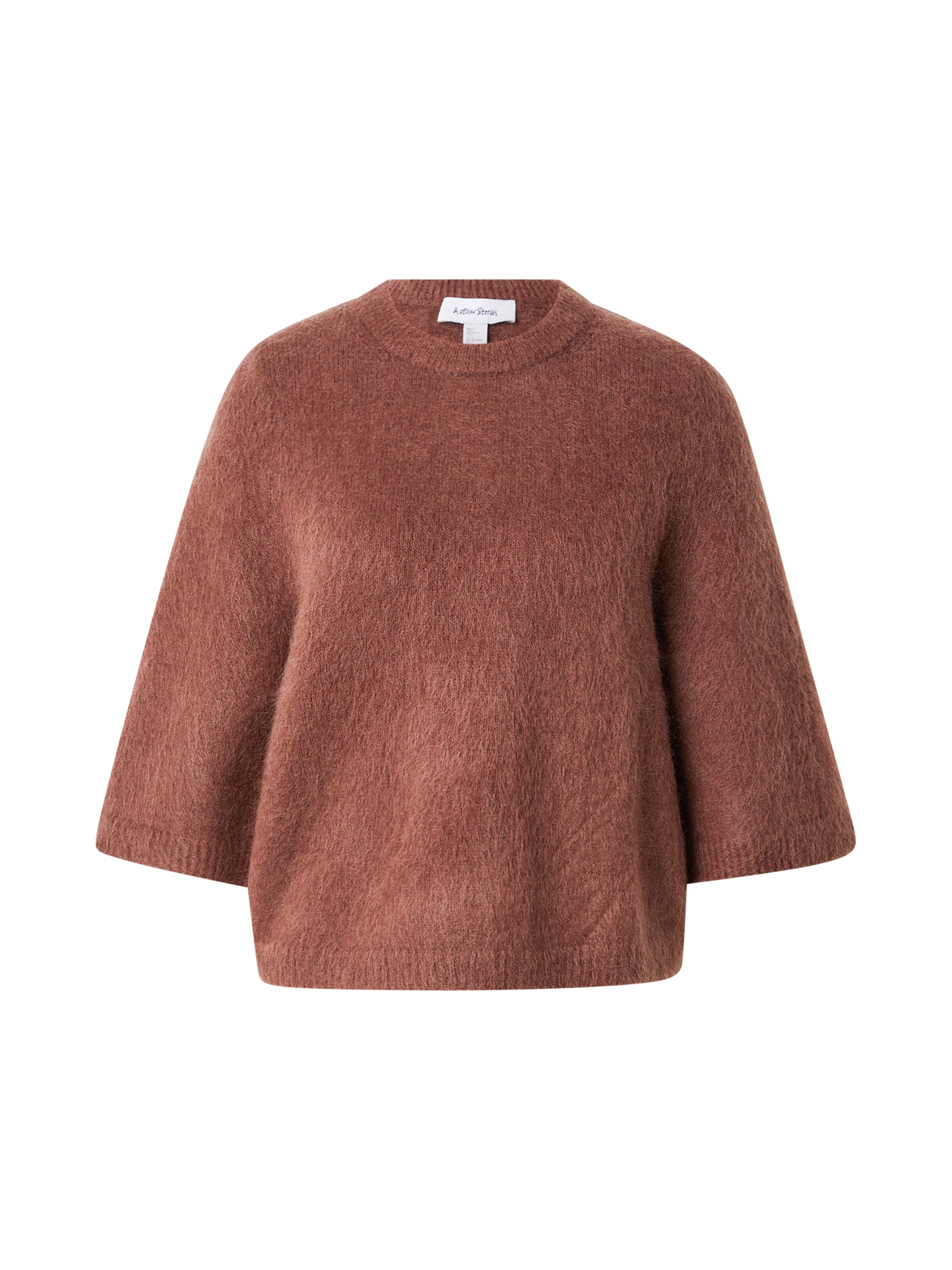 & Other Stories Pull-over en marron, Vue avec produit