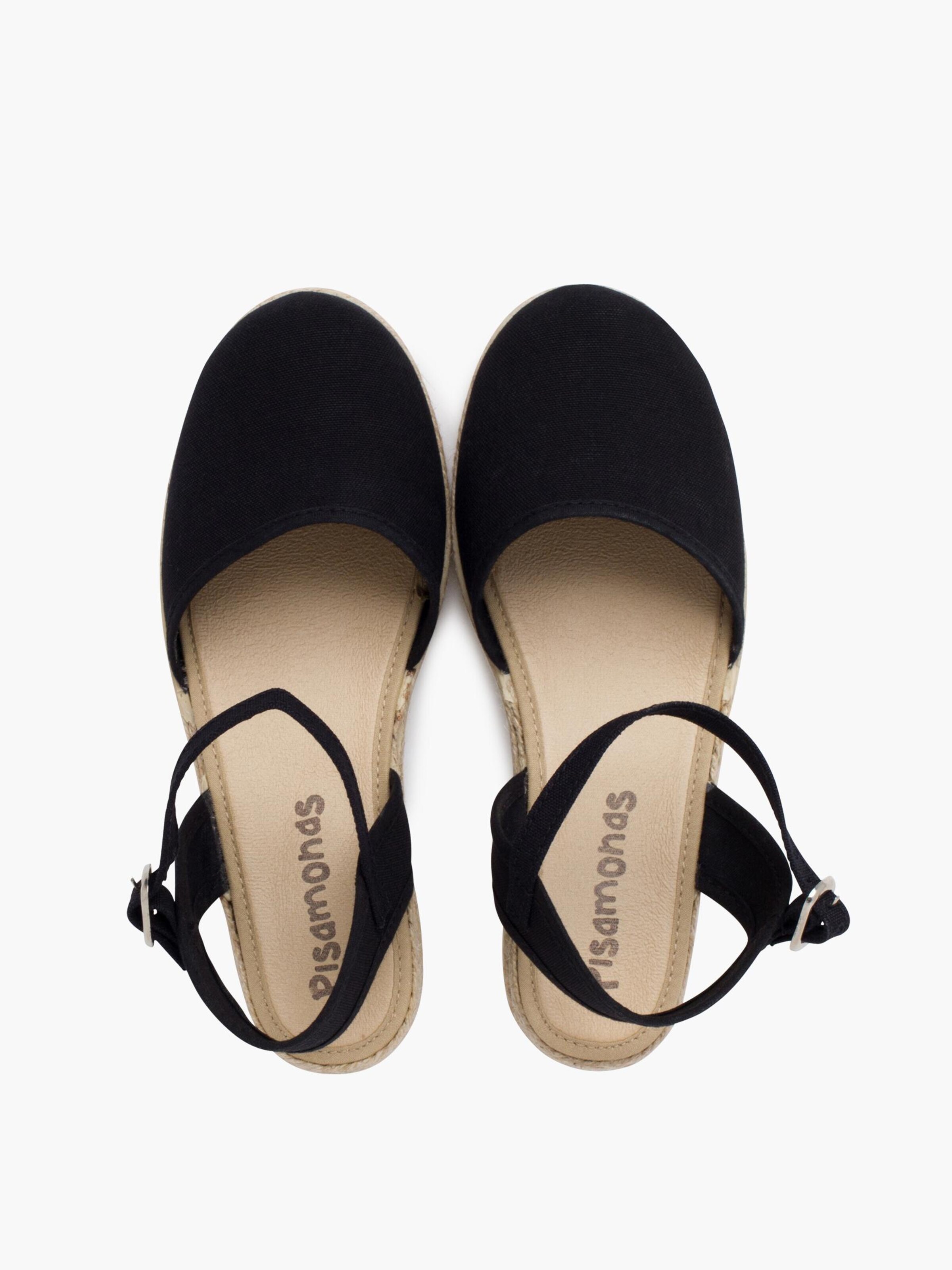 Pisamonas - Sandália em preto