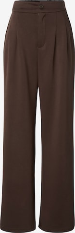 Urban Classics Pleat-front trousers in Brown: front