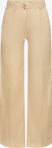 ESPRIT Wide Leg Bügelfaltenhose in Beige: predná strana