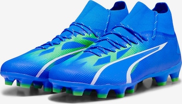 Chaussure de foot 'Ultra Pro' PUMA en bleu : devant