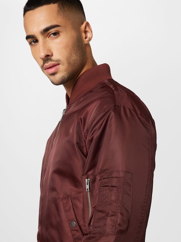 ABOUT YOU Between-Season Jacket 'Levin' in Brown