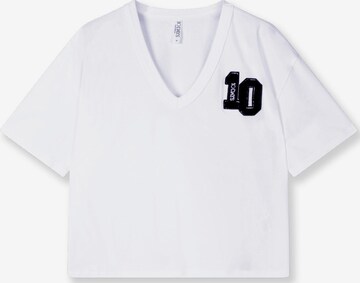 10Days Shirt in Weiß: Vorderseite