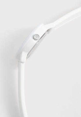 LACOSTE - Reloj analógico '12.12' en blanco: lado