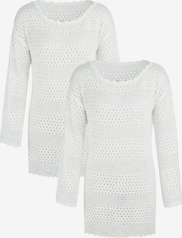 MEETWEE Beach dress in White: front