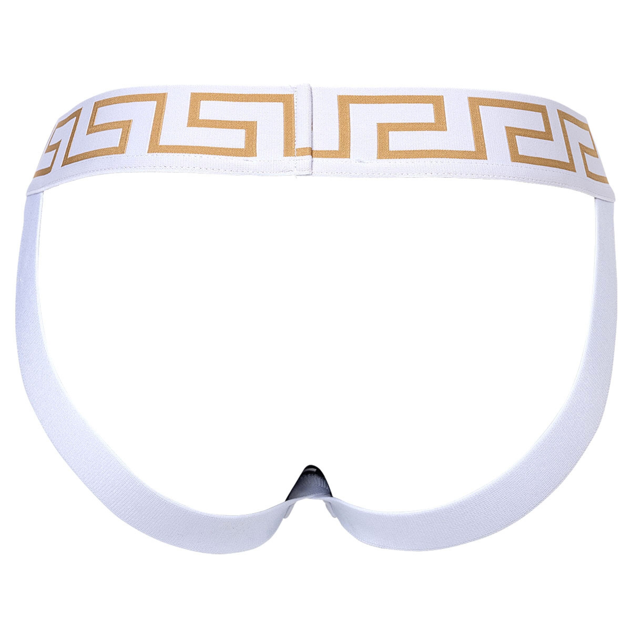 VERSACE Slipy w kolorze biały