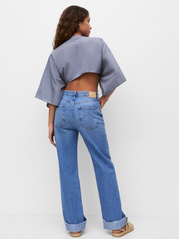 Pull&Bear Bluse in Blau