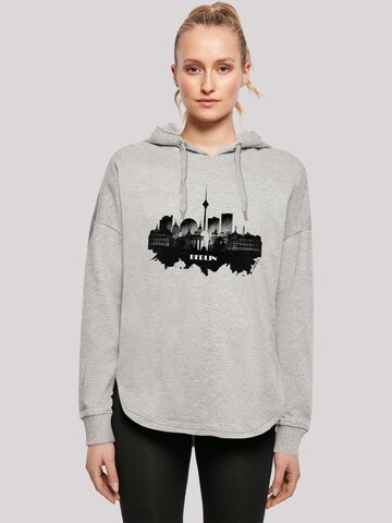 F4NT4STIC Sweatshirt 'Cities Collection - Berlin skyline' in Grau: Vorderseite
