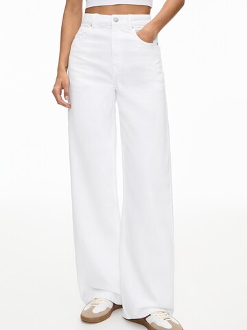 Wide leg Jeans di Pull&Bear in bianco: frontale