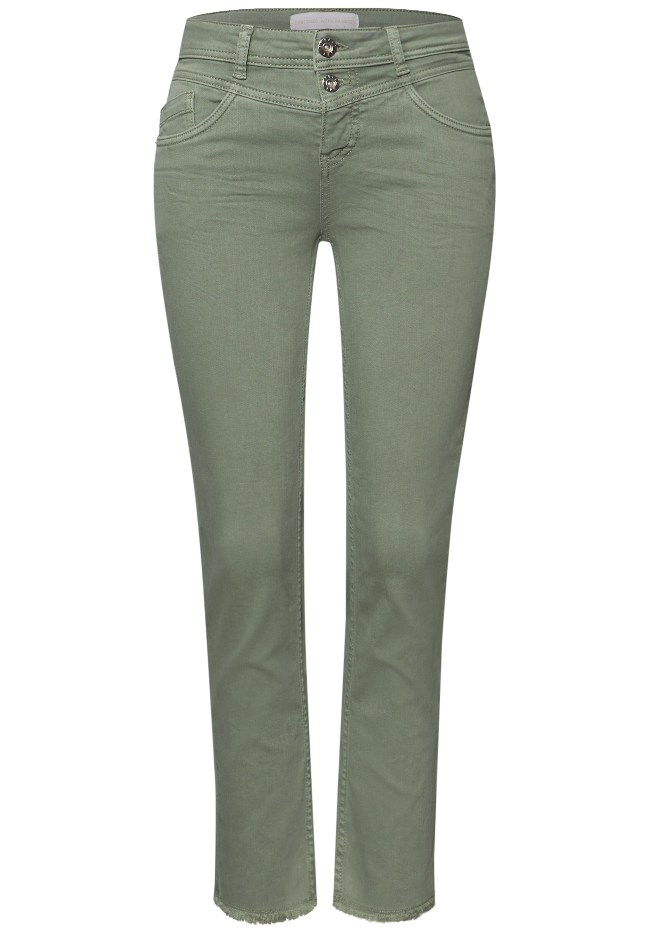 STREET ONE Jeans in Green: front