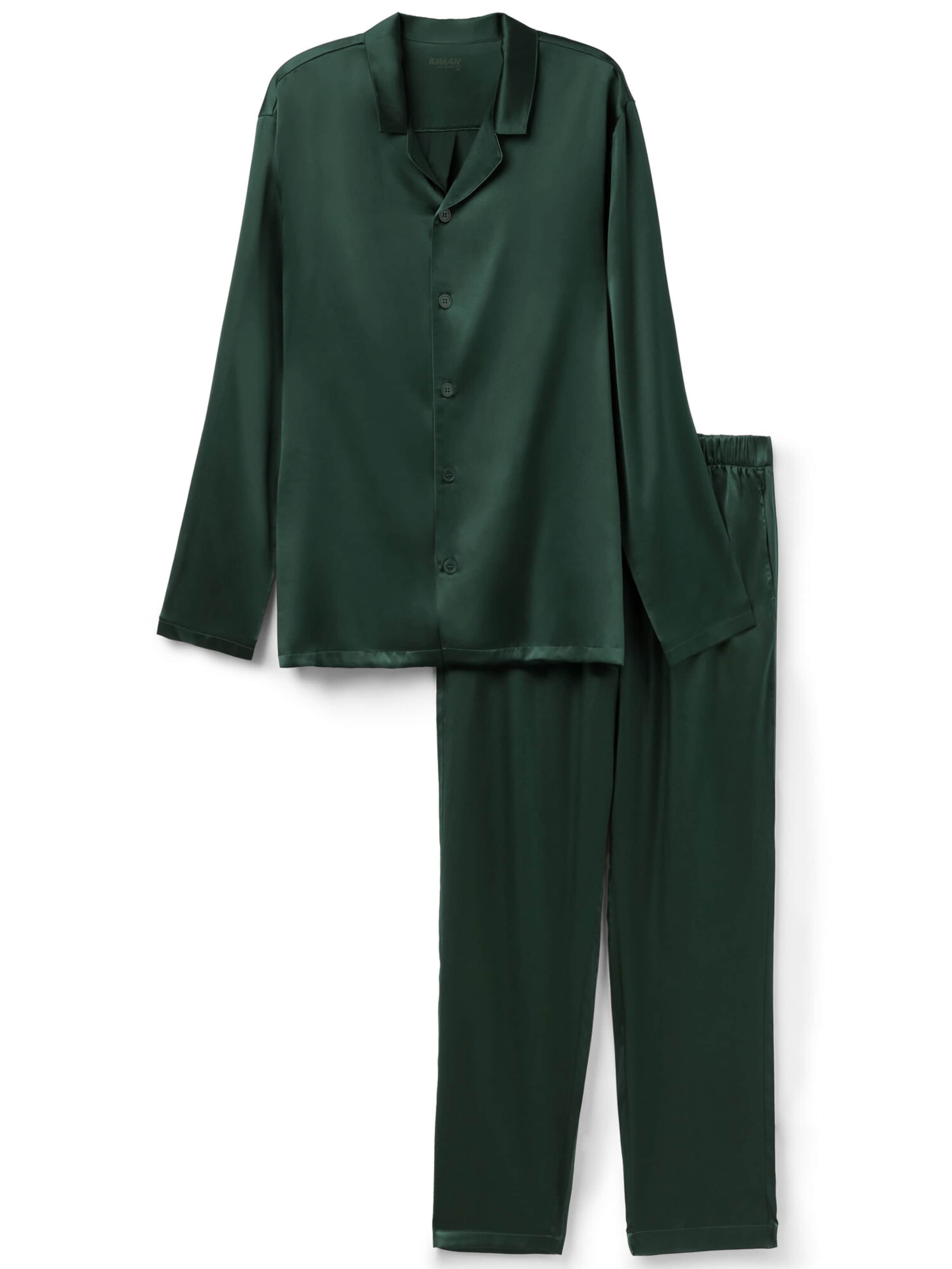 IUMAN Intimissimi Pyjama in Grün: Vorderseite