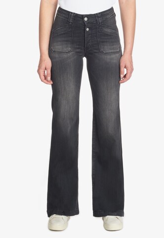 Le Temps Des Cerises Regular Jeans 'PULPHIFL' in Black